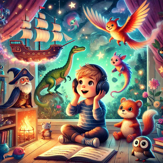 Comment les histoires audio personnalisées développent l’imagination des enfants